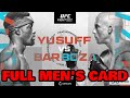 UFC FIGHT NIGHT: Yusuff vs Barboza Predictions &amp; Breakdown - (Full Men&#39;s Card)