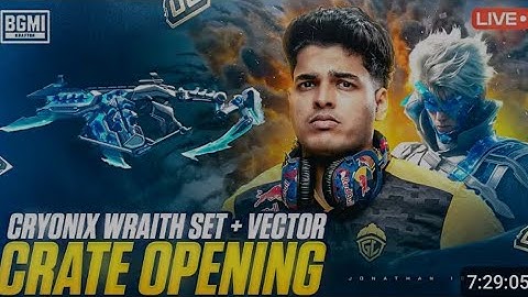 1,00,000 CRYONIX SET + VECTOR OPENING JONATHAN IS BACK #jonathan #jonthangaming #viral 