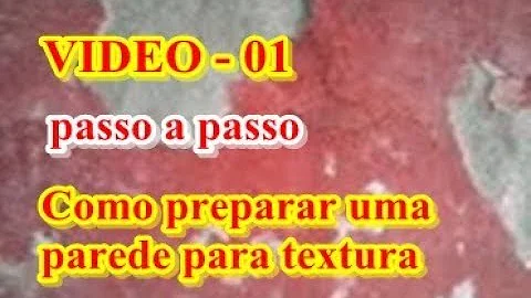 O que passar na parede antes de aplicar textura?