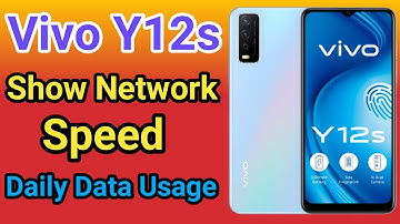 Vivo Y12s Show Daily Data Usage kaise kare | How To Show Daily Data Usage Setting In  Vivo Y12s