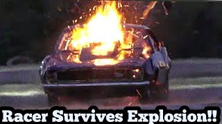Racer Survives Nitrous Explosion!!