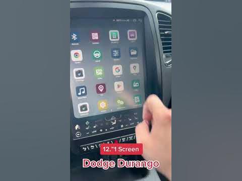 12.1 dodge Durango Tesla screen link in bio #hellcat #shortsmademebuyit