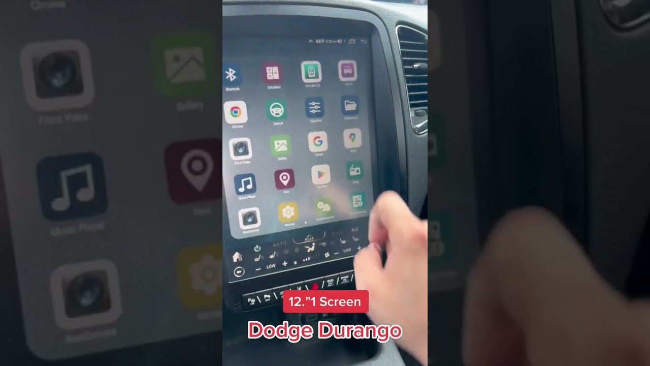 12.1 dodge Durango Tesla screen link in bio 
