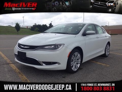 2015 chrysler 200 white