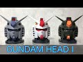 ガンダムヘッド 全３種レビュー ガシャポン GUNDAM HEAD ガンプラ