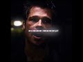 "You don't talk about ____ ? " - Tyler Durden Edit 🔥😎 | Fight Club | if you care - akiaura (slowed)