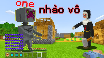 ONE VÀ NOOB YETI THỬ THÁCH CHẾ TẠO BỘ GIÁP SCP 173 SOLO VỚI MA SƠ VÀ CÁI KẾT TRONG MINECRAFT