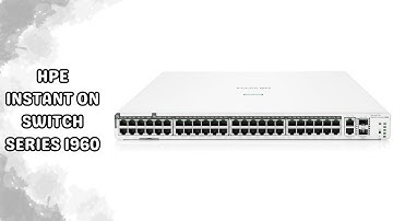 Stackable 48-Port PoE Switch | HPE Instant On 1960 | Review
