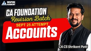 CA Foundation Accounts Revision L10 l Confidence Booster batch l CA Shrikant Patil #cafoundation
