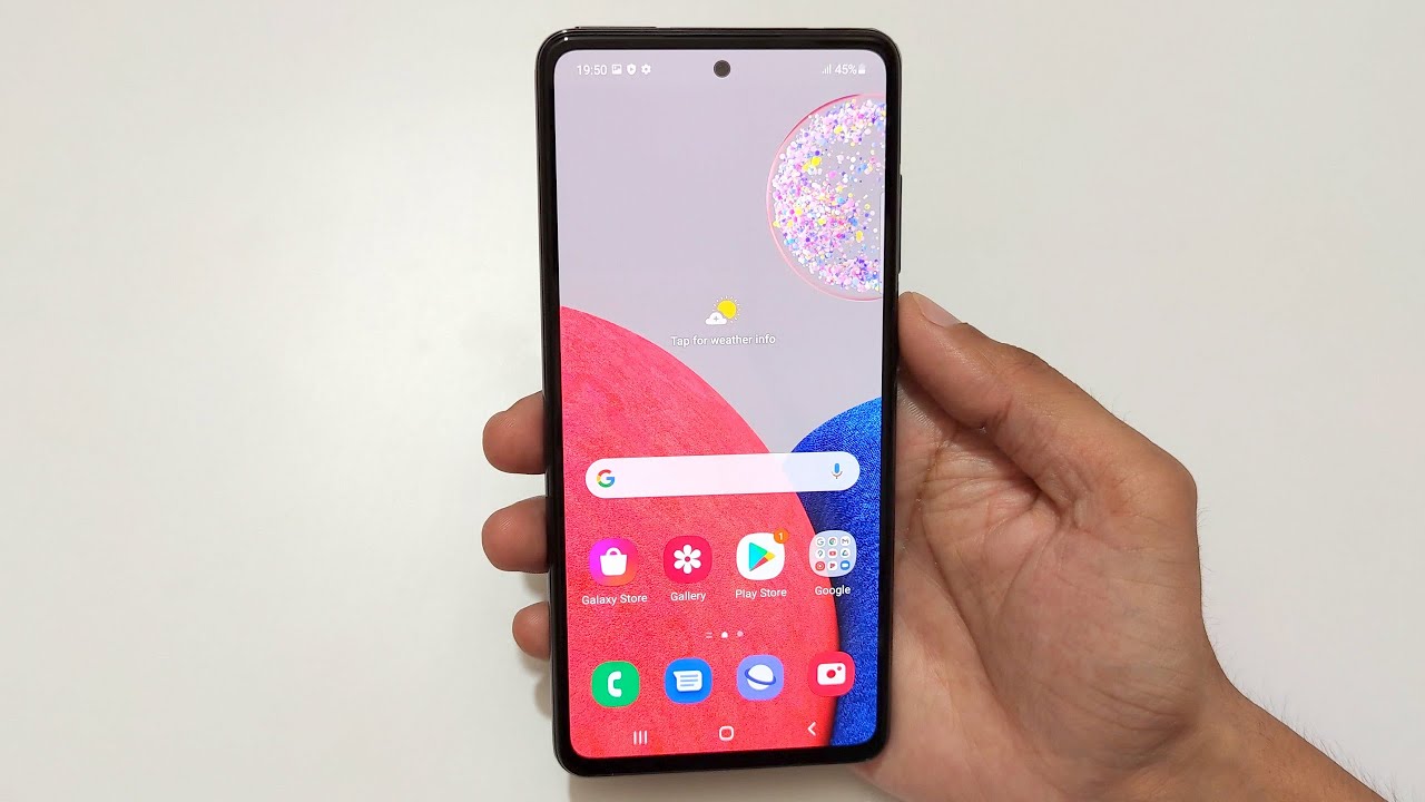 How to Take Screenshot in Samsung Galaxy A52s 5G - YouTube