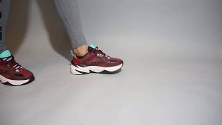 Persona australiana ignorar Mirar furtivamente Nike M2k Tekno Mahogany Mink on feet - YouTube