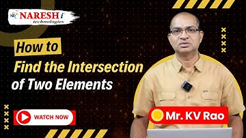 Find the Intersection of Two Lists | Find Common Elements Between Two Lists in Python | NareshIT