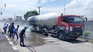 Truk Pertamina di Subang, Jawa Barat Terbakar, Diduga Alami Pecah Ban #iNewsSiang 13/09
