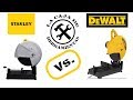 Tronzadoras de metales STANLEY Vs. DEWALT