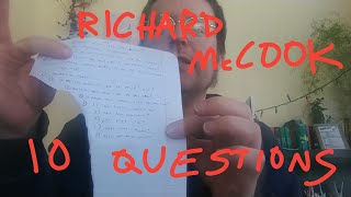 Richard McCook 10 Questions for Vinyl Community MFers