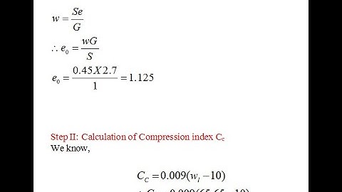 Consolidation#3 Numerical on Settlement due to consolidation using compression index