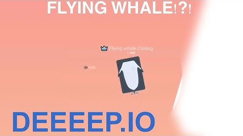 How to fly with whale! - deeeep.io whale flying glitch tutorial