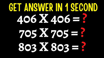 Multiplication Tricks - Squaring 3-Digit Numbers Instantly (Middle Digit is 0)