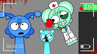 ESCAPE FROM THE HOSPITAL! Sprunki Horror | All Endings & All Jumpscares