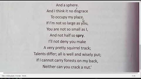 Online Class for X: Lesson-2 Fable, Text & Exercises.