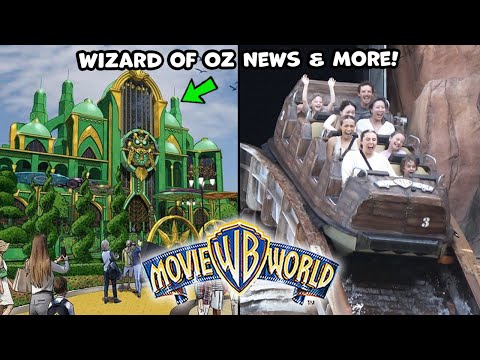 Movie World Gold Coast UPDATE! Wizard of Oz Land, Flash Coaster & More!