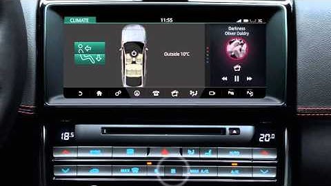 Jaguar XE 2017 | InControl Touch Pro Climate Control System