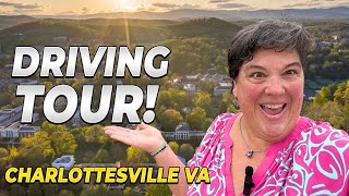 DRIVING TOUR Of Charlottesville VA [Best Areas In Charlottesville]