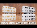 Create windows in a second  window maker addon for blender