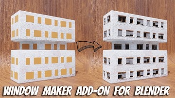 Create Windows in a Second - Window Maker Add-On for Blender