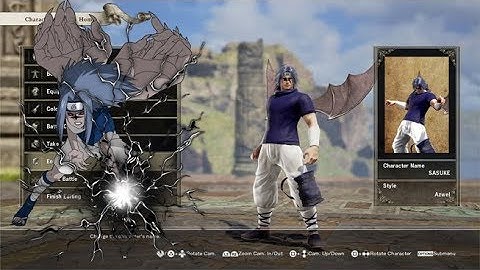 Soul Calibur 6 - How to make Cursed Sasuke Uchiha - Naruto (Request)