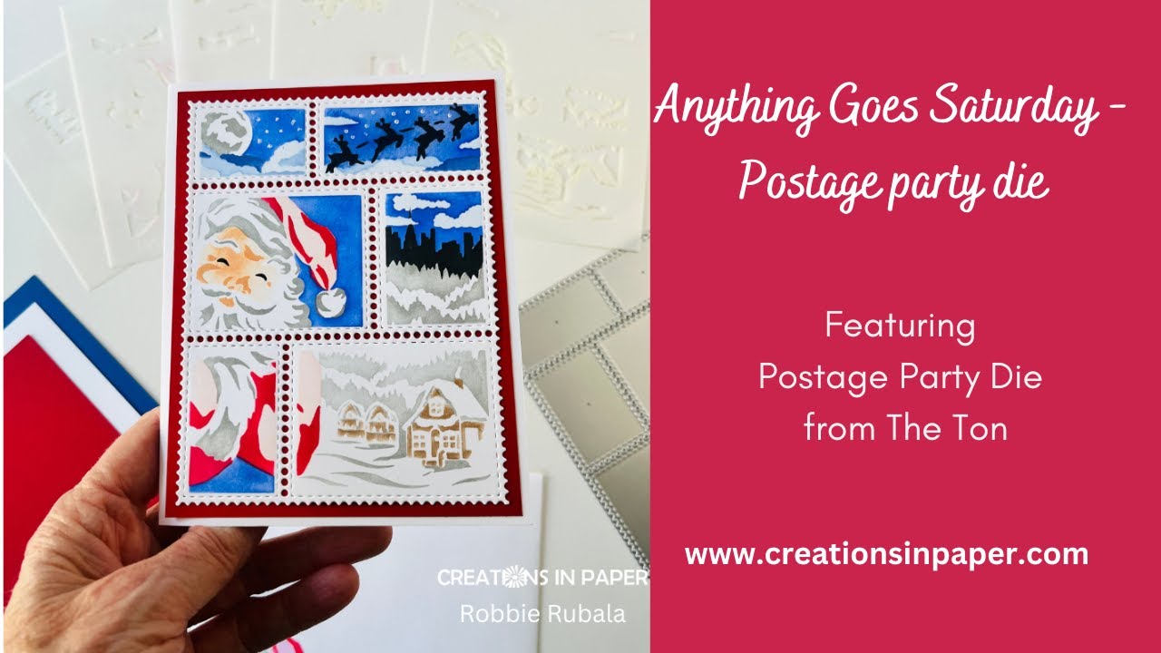 Anything Goes Saturday - Postage Party die - YouTube