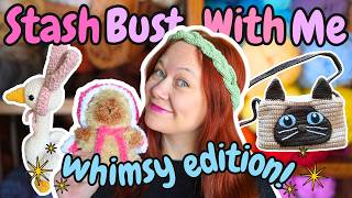 Let's Crochet WHIMSICAL Projects With Yarn From My Stash