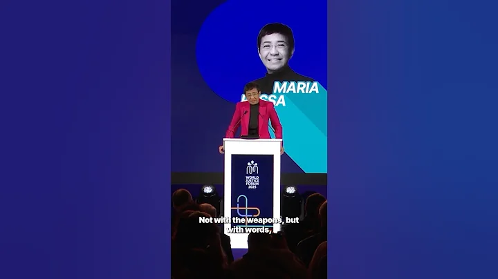 Maria Ressa at the #WJF2025 with a powerful reminder for this #InternationalDayofDemocracy