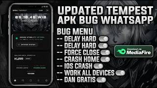 UPDATED BUG WA APK DARK TEMPEST NO ERROR NO MAINTENANCE FREE APPS BUG WA WORK 2026 - Kurrxd Official
