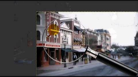 How to Do the Magnifying Glass Effect in Gimp (HD)