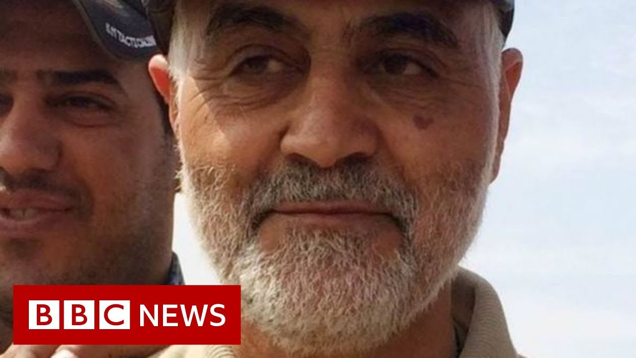 Qasem Soleimani: Mourners gather in Iraq for funeral - BBC News