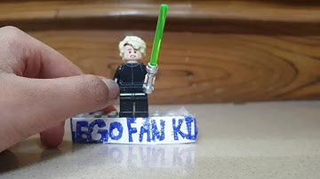 How to build custom Luke Skywalker minifigure from return of the jedi