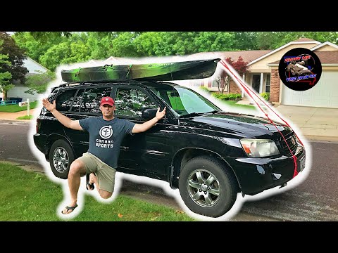 How I Strap a Kayak to My Car by Myself!