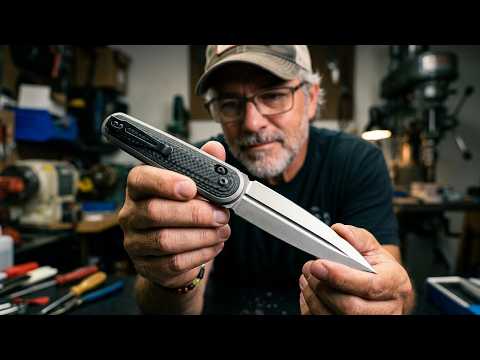SRM Twin 251MB-GB G10/CF N690 (dainty dagger) timbersedgeknives.com