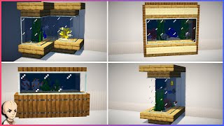 ✔️Minecraft | Easy Fish Tank Aquariums | Tutorial (You Can Build)✔️