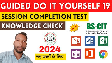 GUIDED DO-IT-YOURSELF SESSION 19 | BS-CIT SESSION 10 [HINDI]