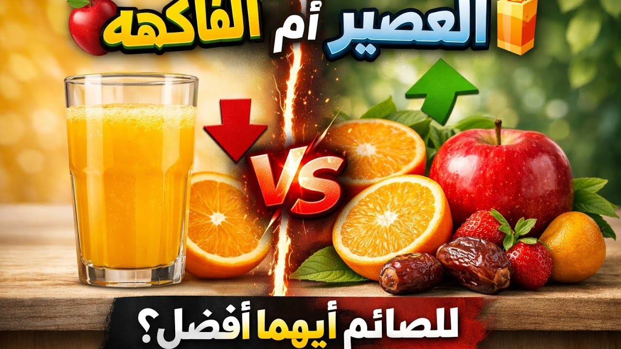 العصير يخدعك! لماذا الفاكهة الخيار الذكي في الإفطار؟