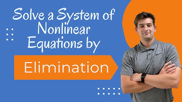 Solve a System of Nonlinear Equations by Elimination