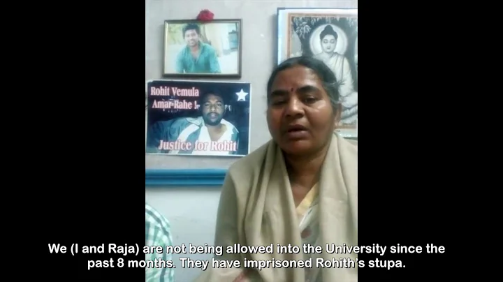 #RohithShahadatD...  - Radhika Vemula's appeal #Ki...