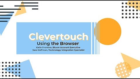 Clevertouch Browser