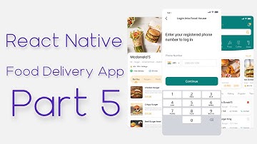 React Native | Food Delivery App | Part 5 | Phone Register Screen | Malayalam