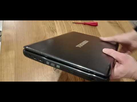 Toshiba Satellite P755-12E- disassemble for HDD and RAM upgrade or battery replacement
