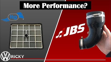 VW Up! GTI gets a ITG air filter and the JBS Turbo intake pipe!