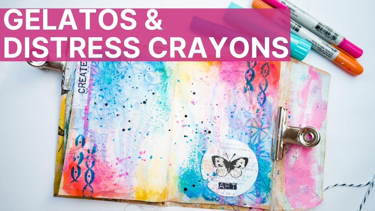 Tim Holtz Shares Tips and Tricks for Using Distress Crayons at  Scrapbook.com 