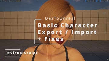 Karakteroverdracht, installatie en oplossingen van Daz naar Unreal